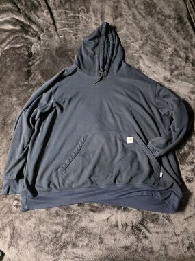 Carhartt Dark Navy Pullover Hooded Sweatshirt 4xl